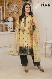 MAK Fashion Ready to Wear Embroidered Organza Shirt MK-EMB-07