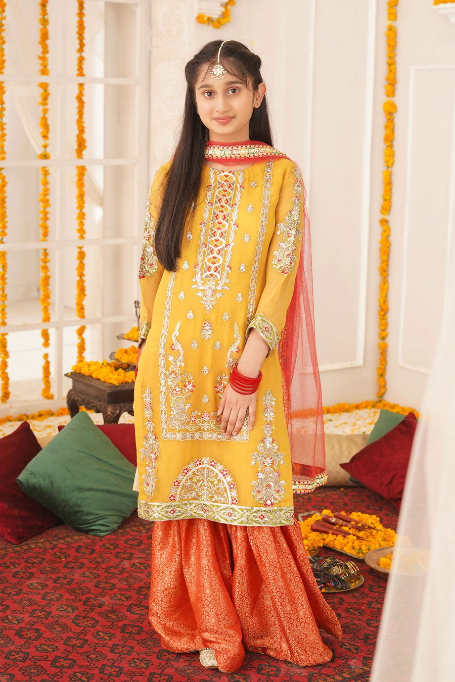 Maryum N Maria Kids Reaty to Wear - Rangoli MKD-0013 - FaisalFabrics.pk