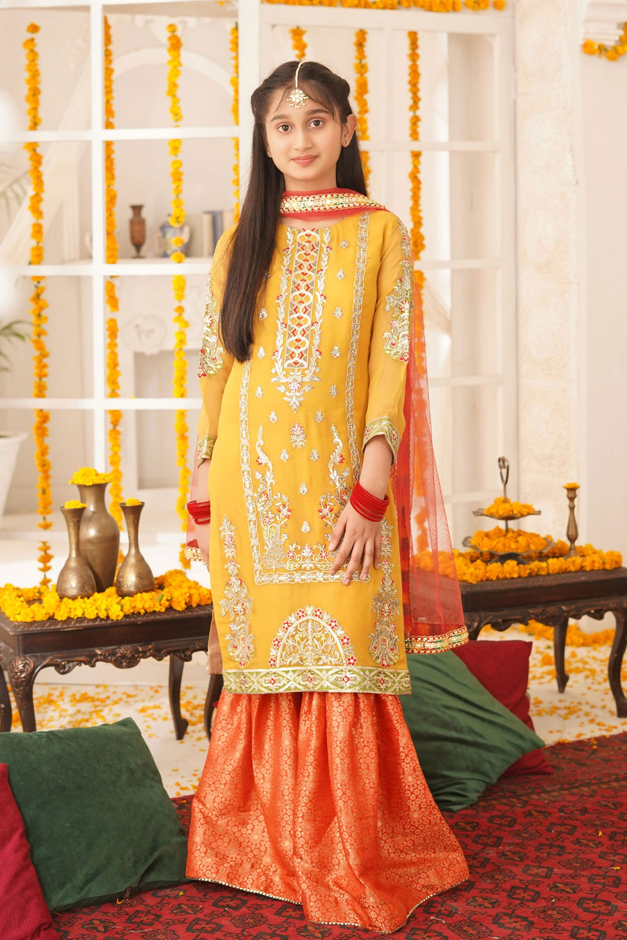 Maryum N Maria Kids Reaty to Wear - Rangoli MKD-0013 - FaisalFabrics.pk