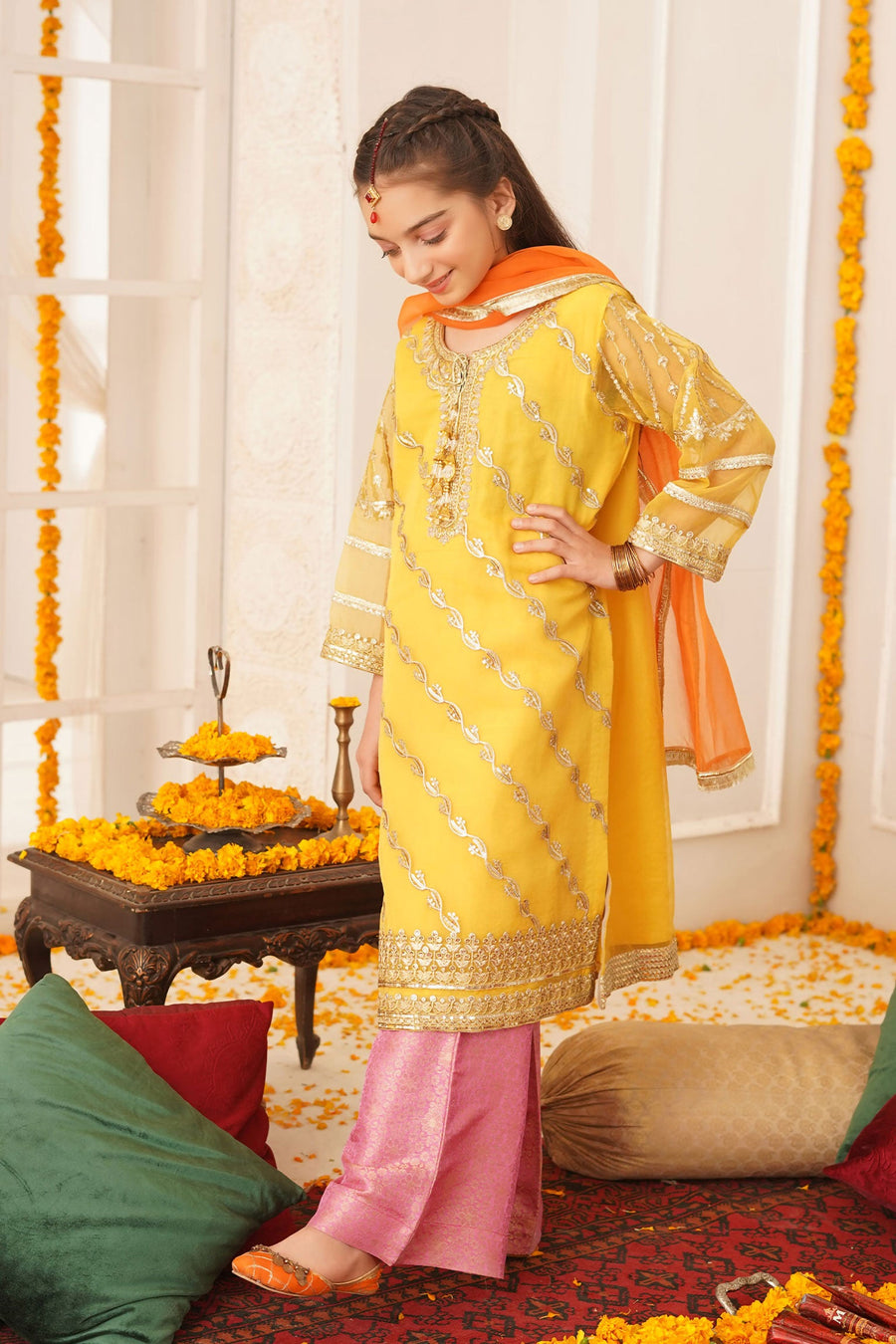 Maryum N Maria Kids Reaty to Wear - Basant MKD-0018 - FaisalFabrics.pk