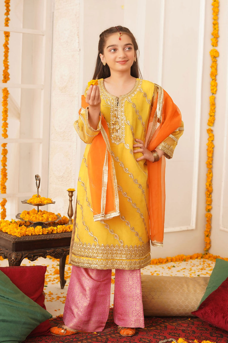 Maryum N Maria Kids Reaty to Wear - Basant MKD-0018 - FaisalFabrics.pk