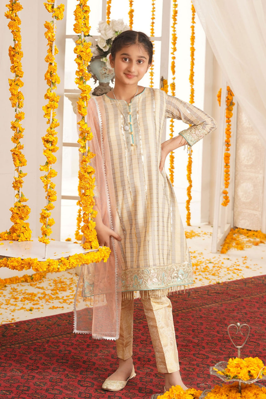 Maryum N Maria Kids Reaty to Wear - Zeenat MKD-0019 - FaisalFabrics.pk