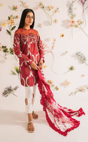 Asifa & Nabeel Miraki Embroidered Lawn Unstitched 3 Piece Suit MKL-05