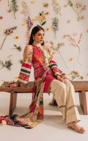 Asifa & Nabeel Miraki Printed Lawn Unstitched 2 Piece Suit MKL-06