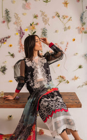 Asifa & Nabeel Miraki Embroidered Lawn Unstitched 3 Piece Suit MKL-08