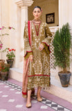 Maryum N Maria Eid e Nobahar Luxury Lawn Unstitched 3Pc Suit - Olive Garden