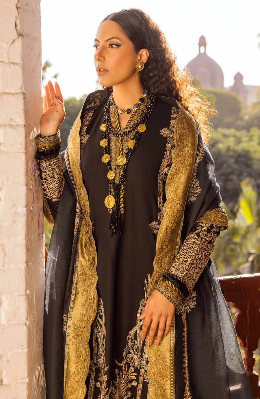 Maryum N Maria Rang Manch Luxury Lawn Unstitched 3 Piece Suit MLFD-079