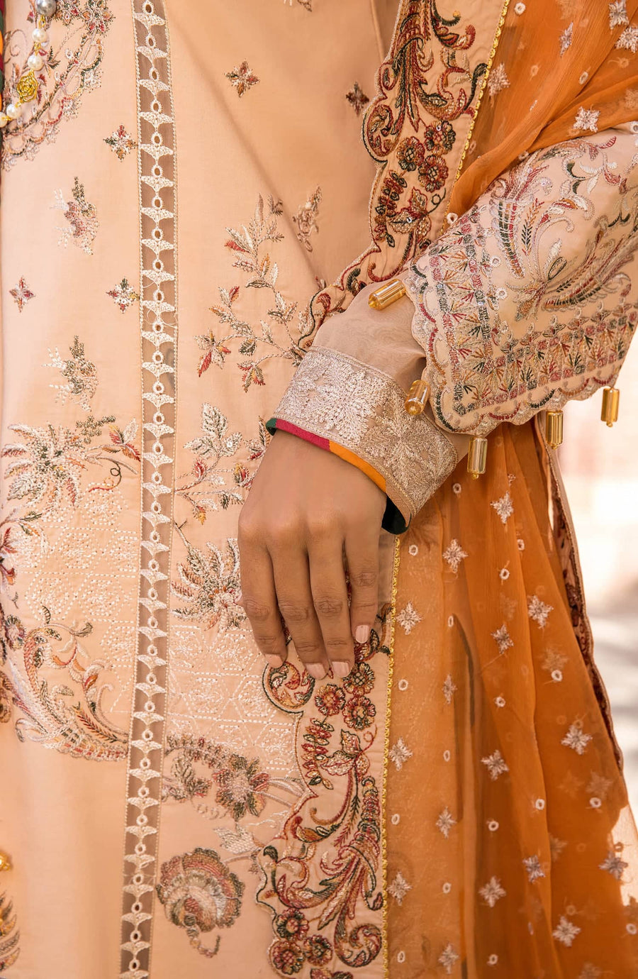 Maryum N Maria Rang Manch Luxury Lawn Unstitched 3 Piece Suit MLFD-081