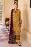 Maryum N Maria Eid e Nobahar Luxury Lawn Unstitched 3Pc Suit - Gold Mine