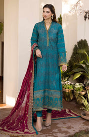 Maryum N Maria Chikankari Ready to Wear 3Pc Suit MLRD-071 Lapis