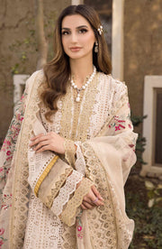 Maryum N Maria Chikankari Ready to Wear 3Pc Suit MLRD-072 Golden Mist