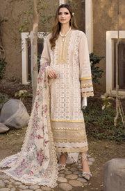 Maryum N Maria Chikankari Ready to Wear 3Pc Suit MLRD-072 Golden Mist