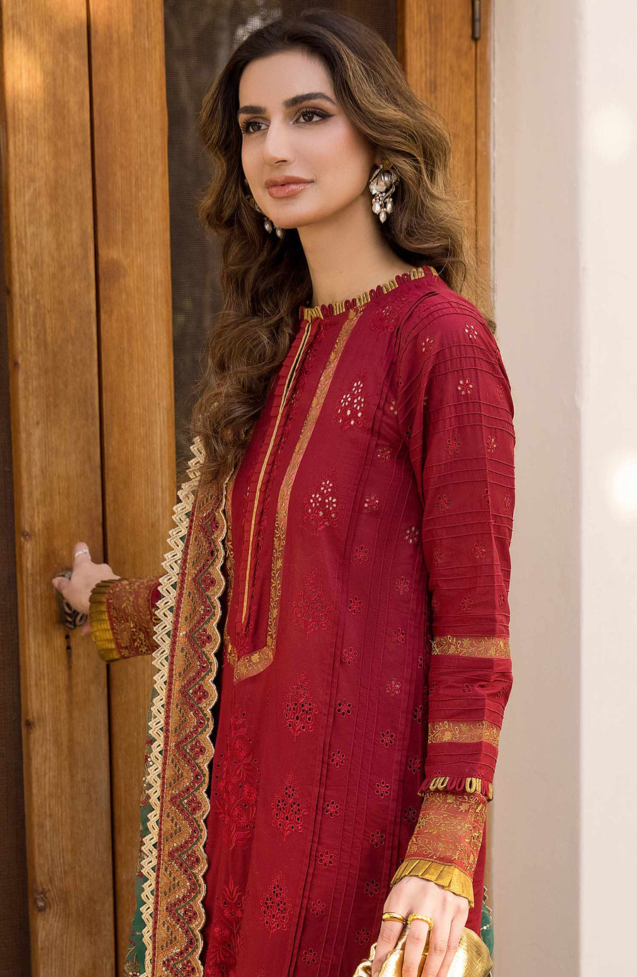 Maryum N Maria Chikankari Ready to Wear 3Pc Suit MLRD-074 Rocker