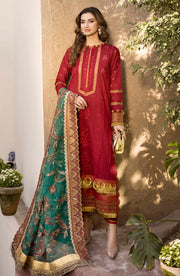 Maryum N Maria Chikankari Ready to Wear 3Pc Suit MLRD-074 Rocker