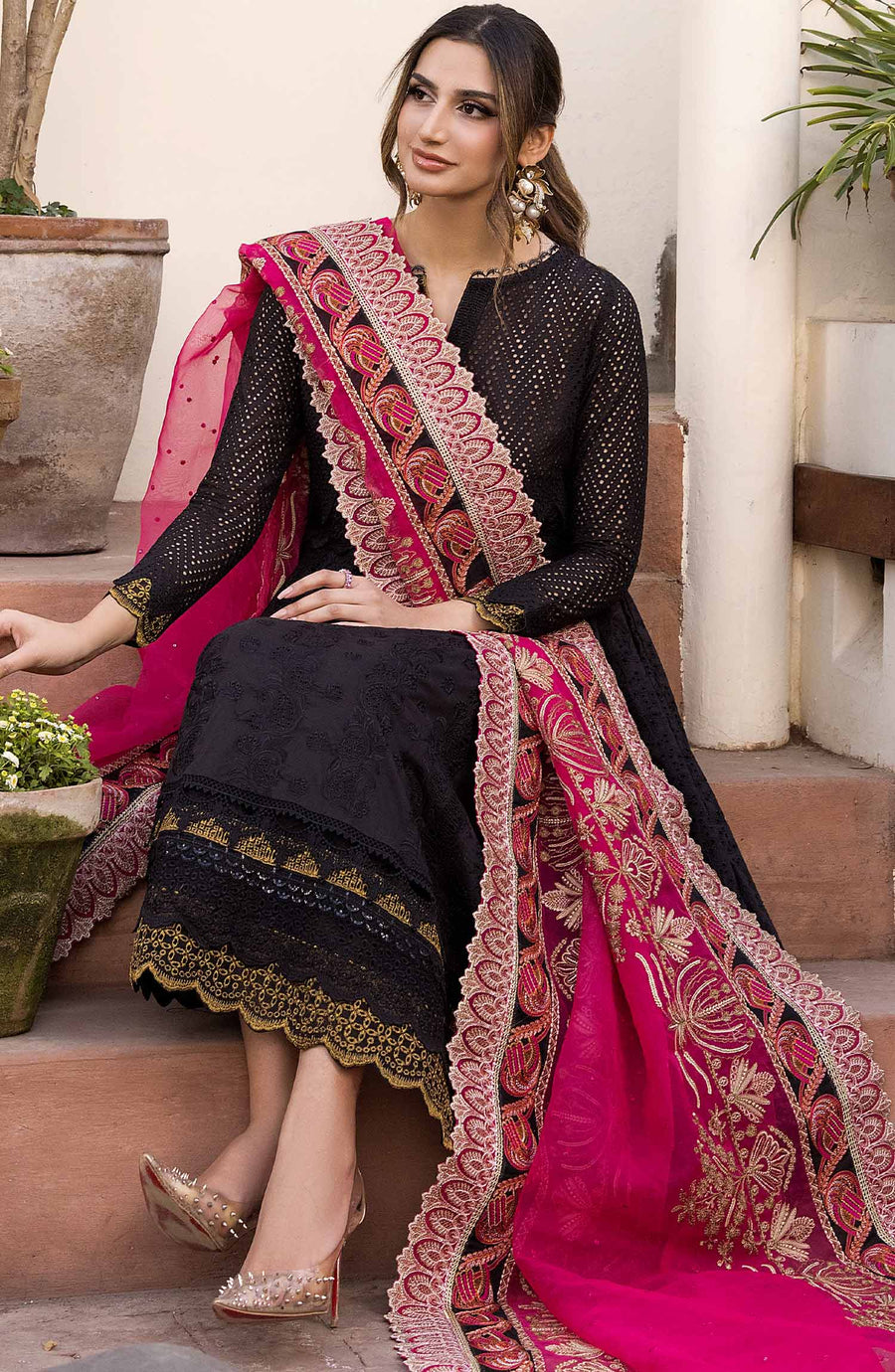 Maryum N Maria Chikankari Ready to Wear 3Pc Suit MLRF-036 Urban Chic