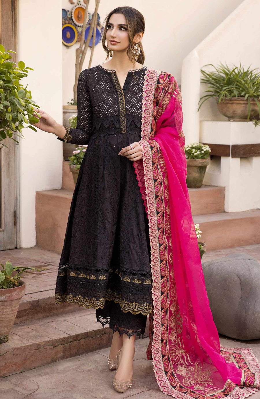 Maryum N Maria Chikankari Ready to Wear 3Pc Suit MLRF-036 Urban Chic