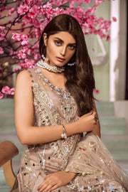 Maryum N Maria Luxury Chiffon Collection 2020 MMC-08 PEACH FLINCH - FaisalFabrics.pk