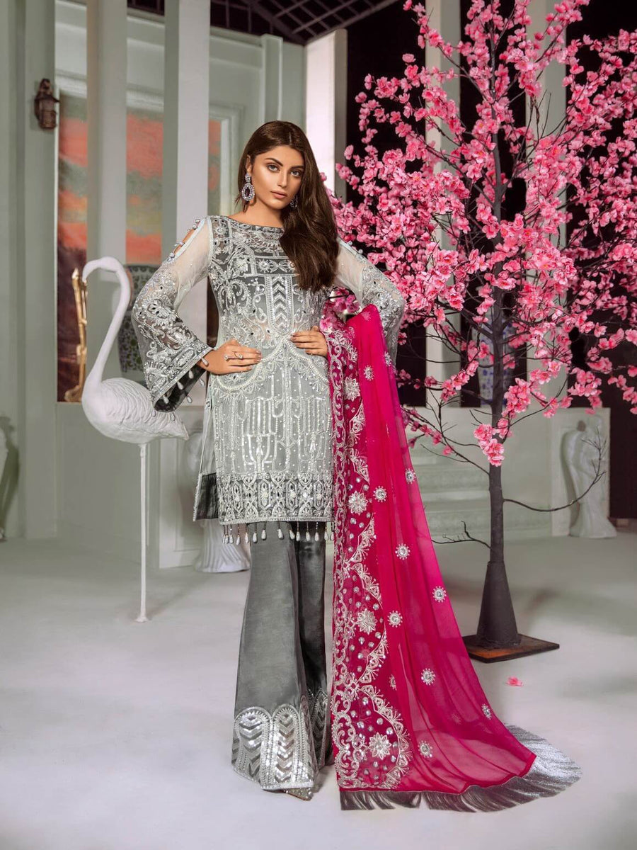 Maryum N Maria Luxury Chiffon Collection 2020 MMC-10 GRACURUS - FaisalFabrics.pk