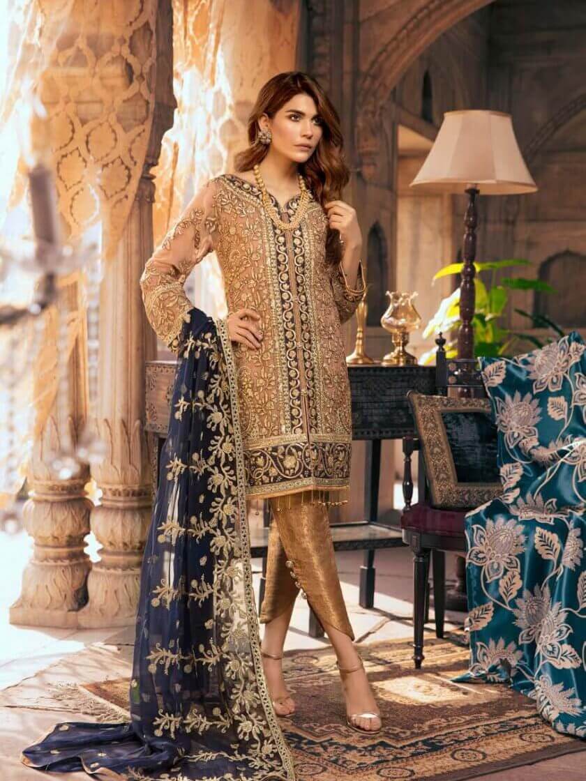 Maryum N Maria Shamrock Luxury Wedding Collection MMS-502 - FaisalFabrics.pk