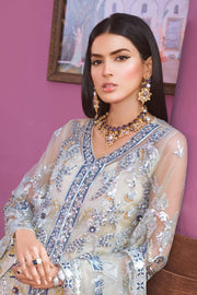 Maryum N Maria Freesia Hand Made Embroidered Suit FF-03 Offling Peace - FaisalFabrics.pk