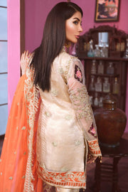 Maryum N Maria Freesia Hand Made Embroidered Suit FF-09 Offling Peace - FaisalFabrics.pk