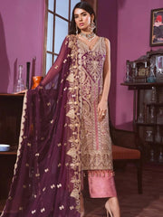Maryum N Maria Freesia Hand Made Embroidered Suit FF-10 Offling Peace - FaisalFabrics.pk