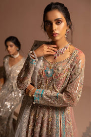 Maryum N Maria Bridal Designer Hand Made Embroidered Suit E-04 Myjest Pearls - FaisalFabrics.pk