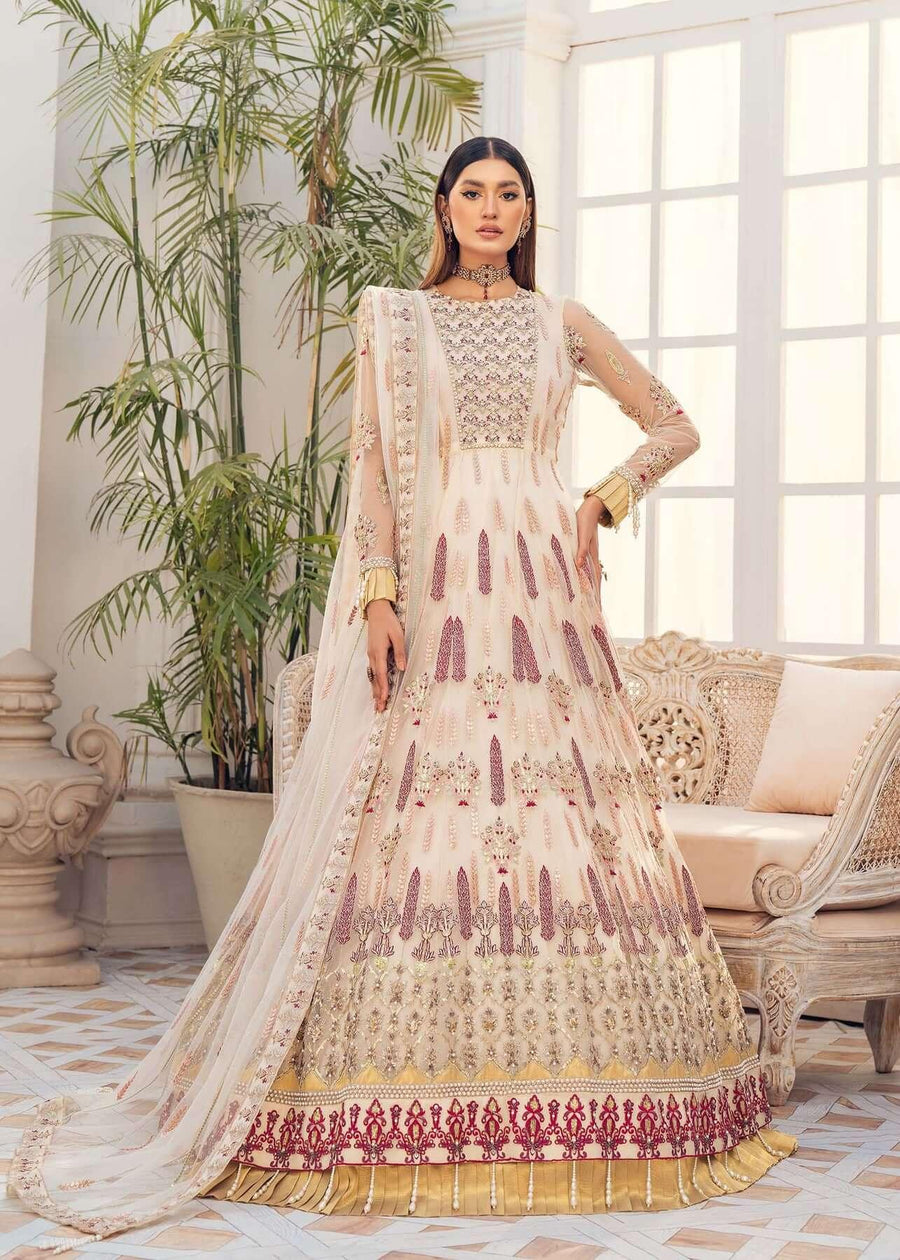Akbar Aslam Libas e Khas Unstitched Formals 3pc Suit AALK-1395 MORGANITE - FaisalFabrics.pk