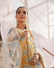 Maria Osama Khan Pariwash Unstitched Lawn 3Pc Suit Qamar (US-012)