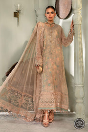 Maria.B Unstitched Chiffon 3Pc Suit MPC-22-206-Nude Pink