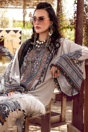 Desert Rose by Maria B Mprints Unstitched Karandi 3Pc Suit MPT-1505-A