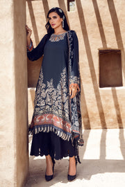 Desert Rose by Maria B Mprints Unstitched Khaddar 3Pc Suit MPT-1506-B