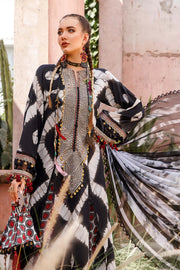 Maria.B M.Prints Lawn Unstitched Embroidered 3 Piece Suit MPT-1702-B