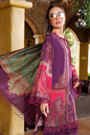 Maria.B M.Prints Lawn Unstitched Embroidered 3 Piece Suit MPT-1703-A