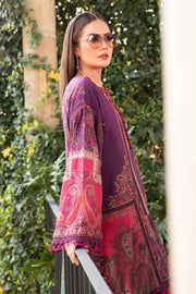 Maria.B M.Prints Lawn Unstitched Embroidered 3 Piece Suit MPT-1703-A