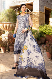 Maria.B M.Prints Lawn Unstitched Embroidered 3 Piece Suit MPT-1705-B