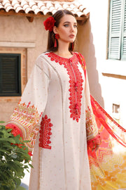 Maria.B M.Prints Lawn Unstitched Embroidered 3 Piece Suit MPT-1706-A