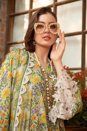 Maria.B M.Prints Lawn Unstitched Embroidered 3 Piece Suit MPT-1708-A