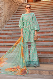 Maria.B M.Prints Lawn Unstitched Embroidered 3 Piece Suit MPT-1709-A