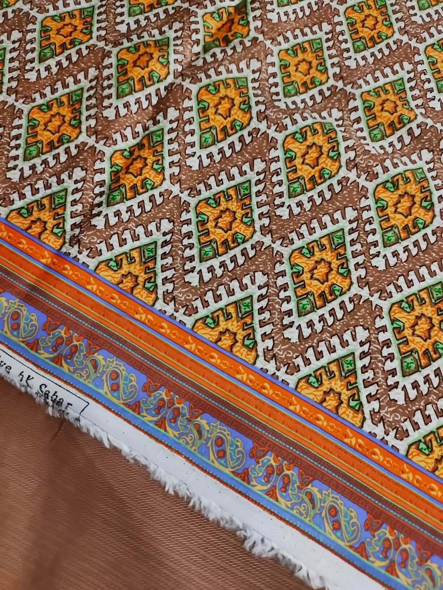 Faisal Fabrics Printed Pashmina Unstitched 2Pc Shalwar Kameez MR-04 - FaisalFabrics.pk