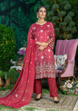 Creaze Unstitched Embroidered Stapple Linen 3Pc Suit MSV-22411