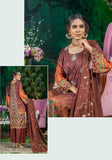 Creaze Unstitched Embroidered Stapple Linen 3Pc Suit MSV-22412