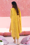 Cross Stitch Mahiri Embroidered Lawn Unstitched 3Pc Suit - MUSTARD CEYLON