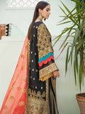 MASHQ Premium Embroidery Wedding Collection 3pc Suit MW-10 Night Blooms - FaisalFabrics.pk