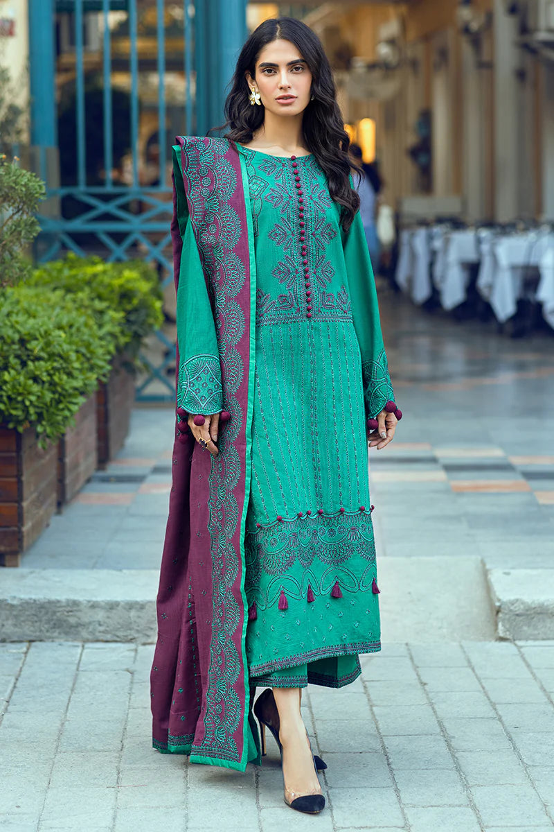 MUSHQ Broadway Returns Unstitched Khaddar 3Pc Suit MW22-04 NUR