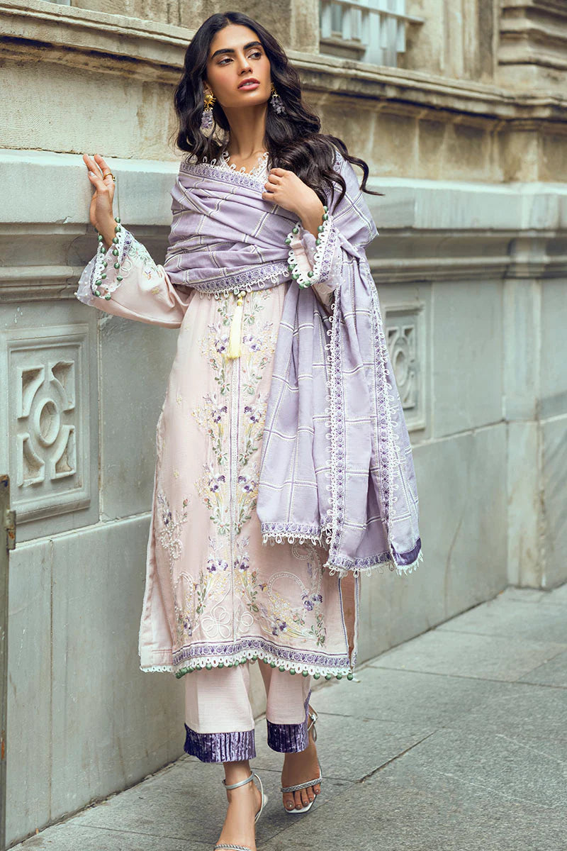 MUSHQ Broadway Returns Unstitched Khaddar 3Pc Suit MW22-06 DENIZ