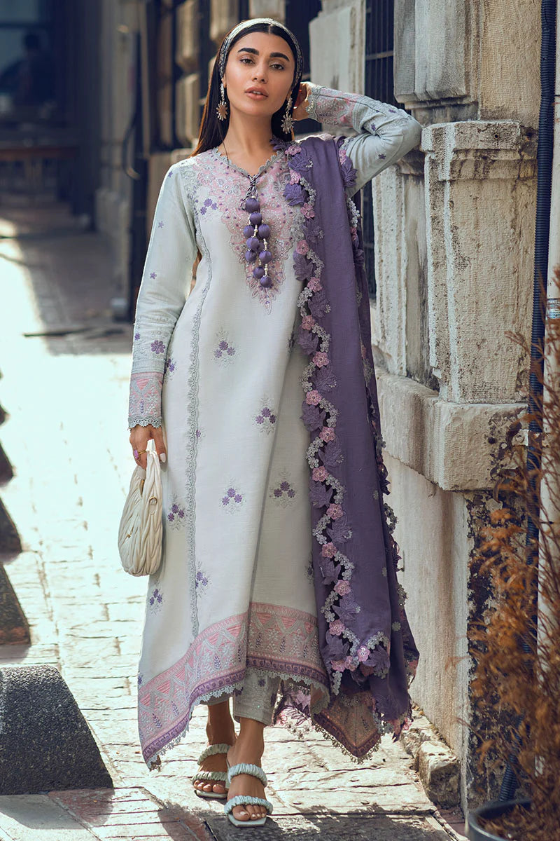 MUSHQ Broadway Returns Unstitched Khaddar 3Pc Suit MW22-07 NILUFUR