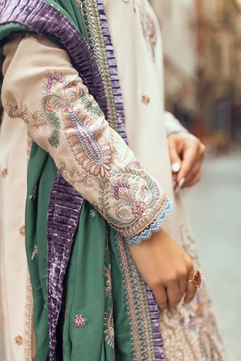 MUSHQ Broadway Returns Unstitched Linen 3Pc Suit MW22-08 EMEL