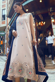 MUSHQ Broadway Returns Unstitched Karandi 3Pc Suit MW22-09 BAHAR