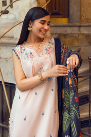 MUSHQ Broadway Returns Unstitched Karandi 3Pc Suit MW22-09 BAHAR